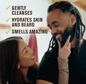 Every Man Jack aloe and glycerin imagery highlighting soothing hydration