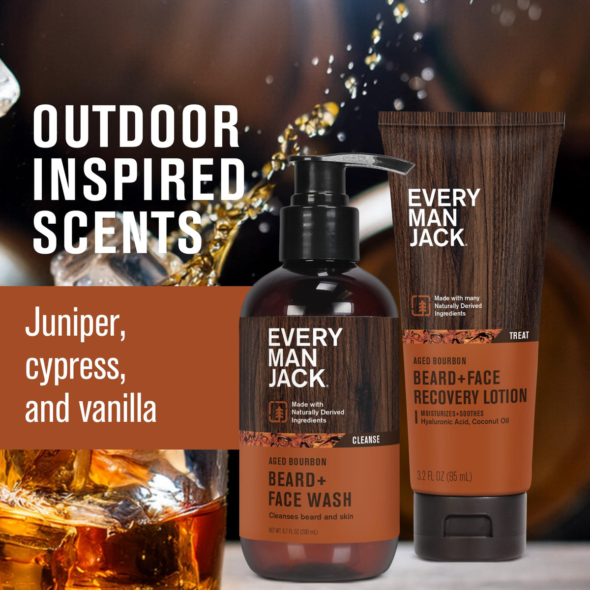 Every Man Jack lotion texture close-up showing lightweight hydration benefit