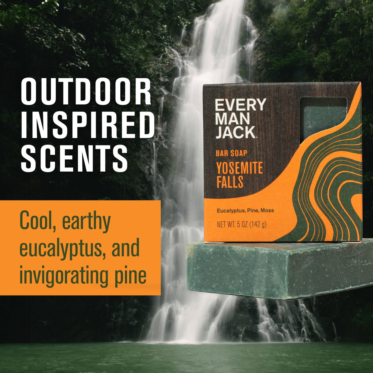 Every Man Jack soap lather in hands demonstrating rich foam and gentle cleanse