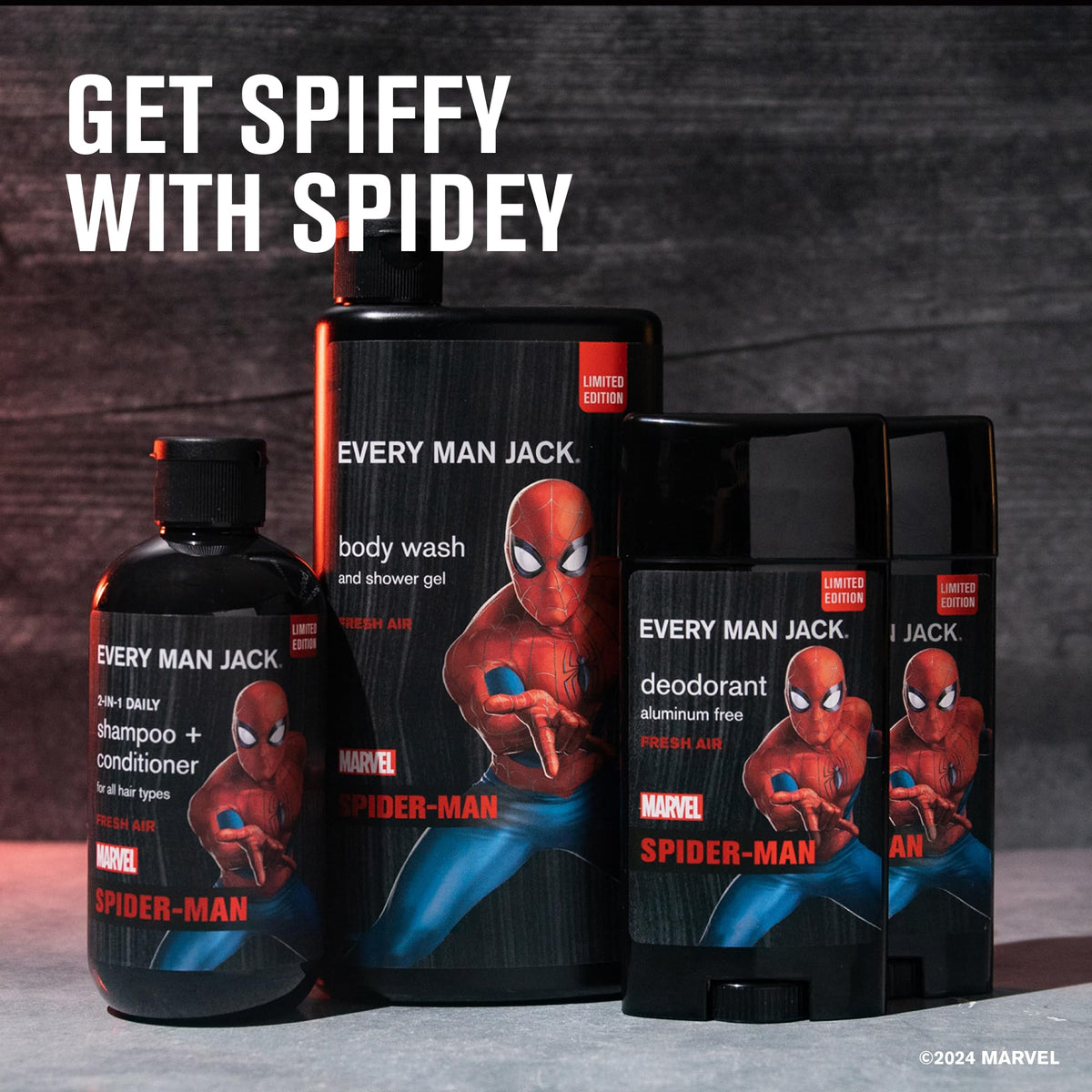 Every Man Jack deodorant sticks two-pack displayed for easy application and freshness