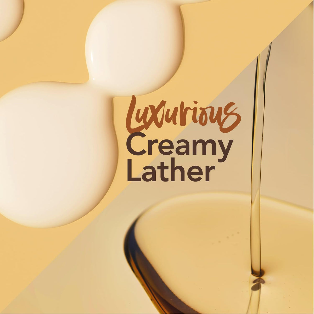 Every Strand conditioner close-up demonstrating slip for easier detangling