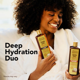 Every Strand side label with ingredient highlights and gentle formula benefits