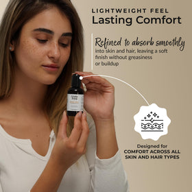 Everyday Beauty applied to face as part of a moisturizing routine for softer skin