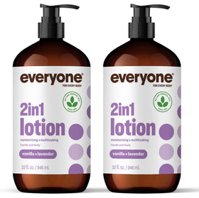 everyone for every body front packaging showing two 32 oz bottles and scent