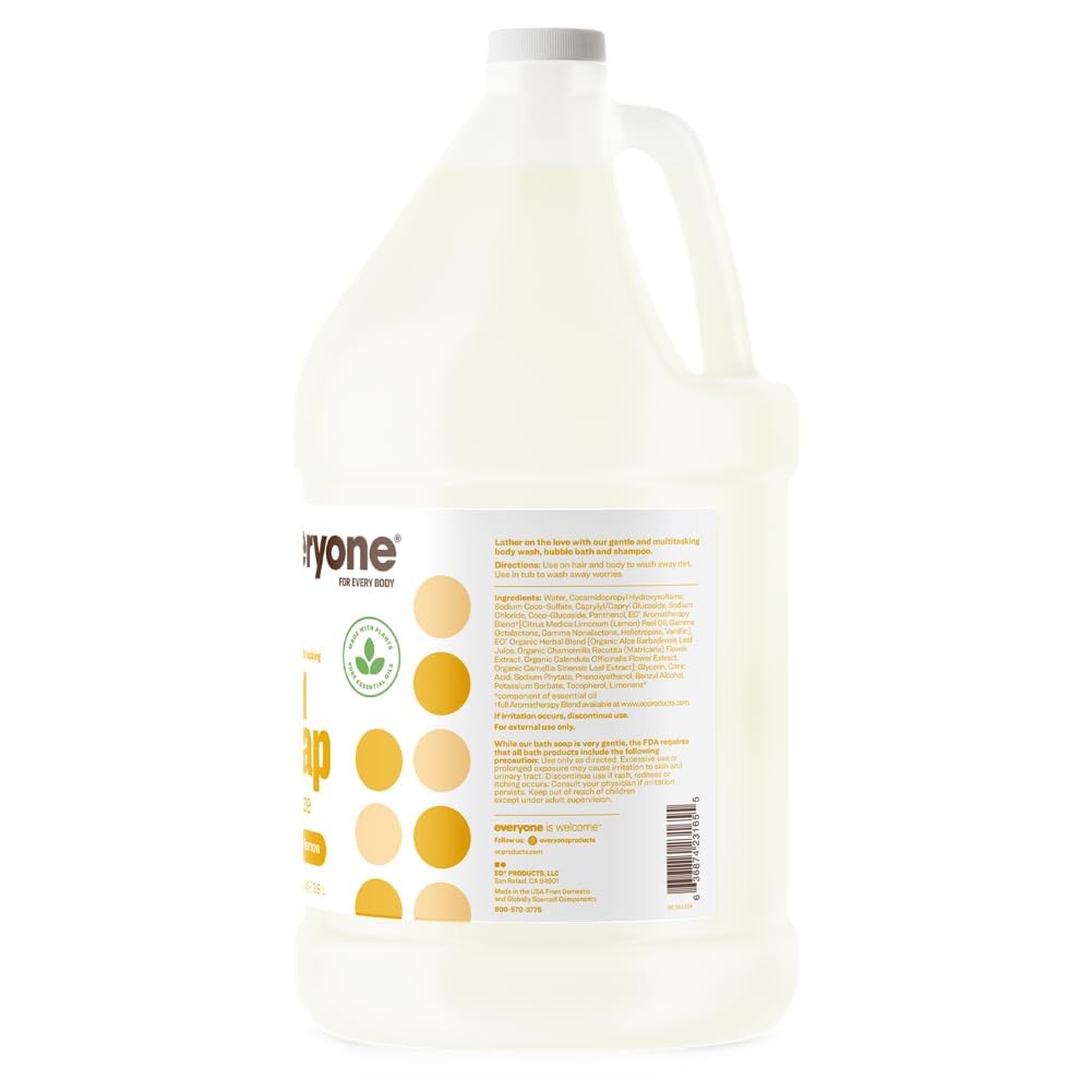 everyone label closeup listing ingredients and EWG verification for transparency