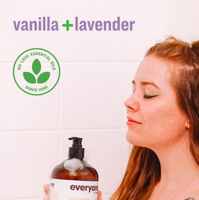everyone foam texture closeup demonstrating creamy lather and gentle cleansing