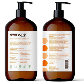 everyone soap texture on palm close-up showing lathering benefit