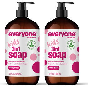 everyone for every body front packaging showing bottle and label, clear ingredient benefit