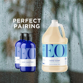 Everyone EO placed in bathroom lifestyle scene conveying family-friendly use