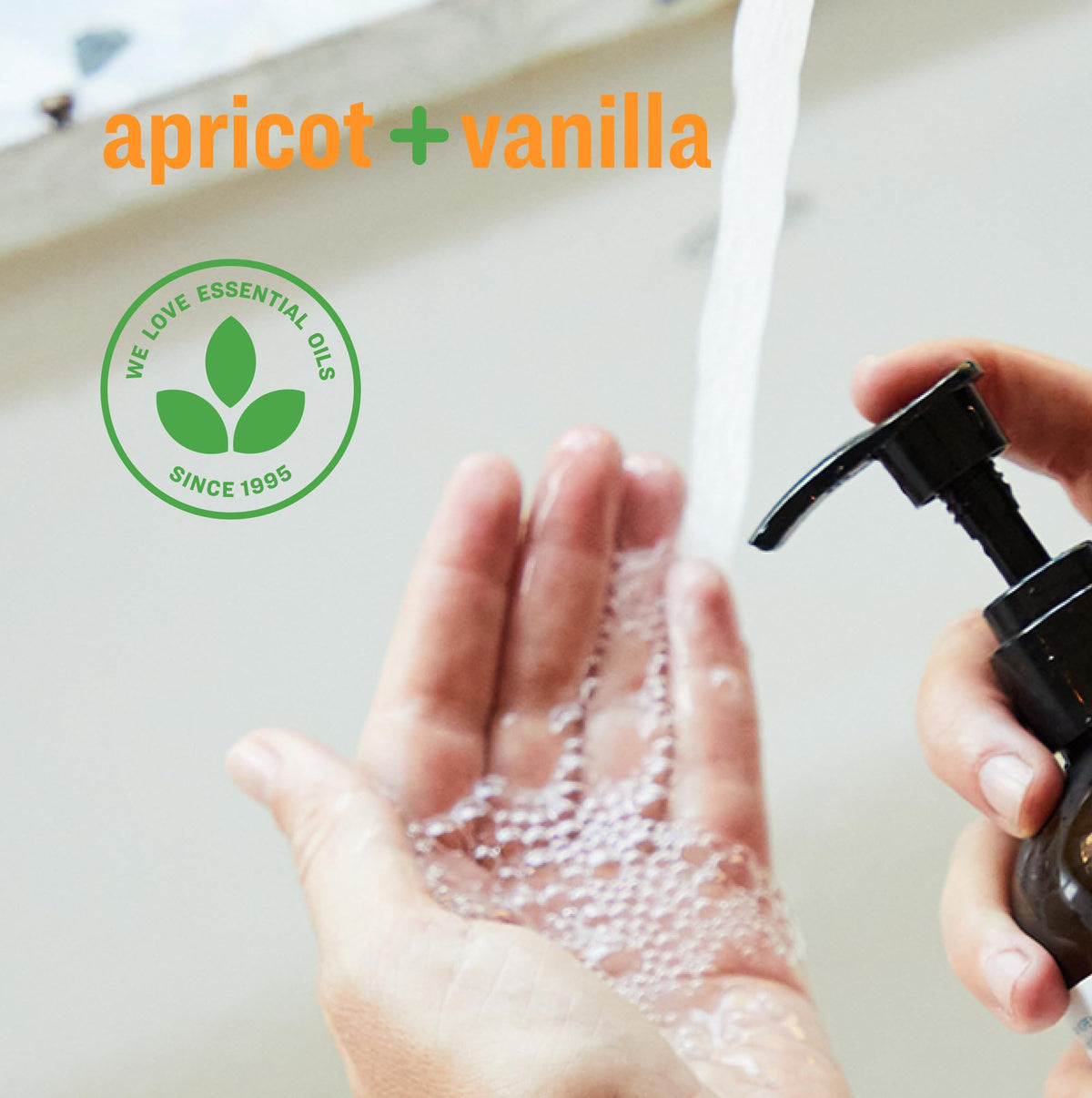 everyone for every body creamy lather on hands showing gentle cleansing and soft feel