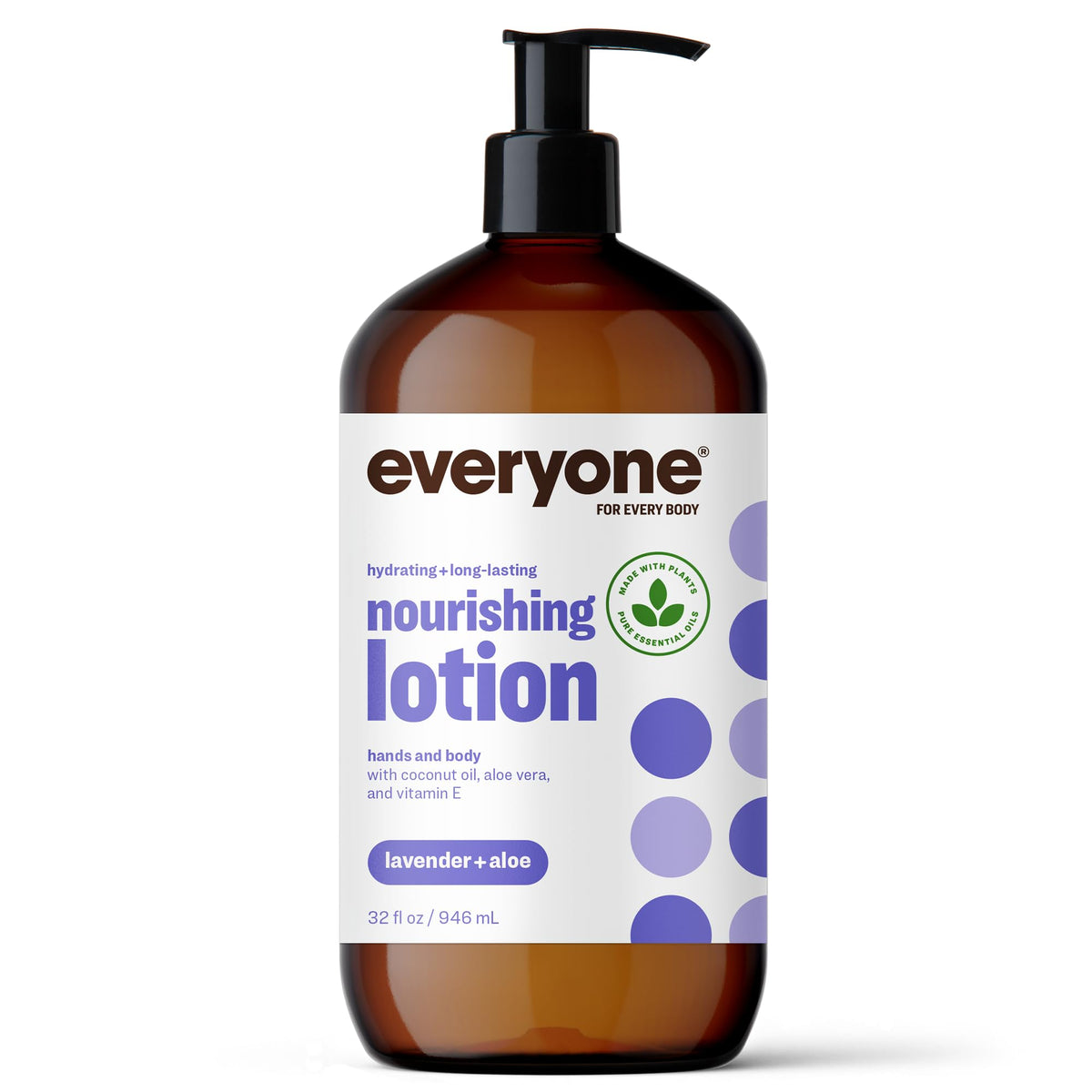everyone brand front packaging showing bottle and product benefit hydrating