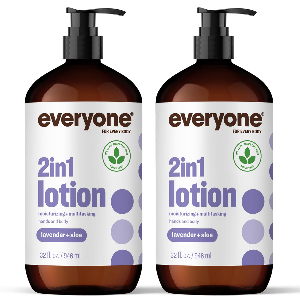 everyone front packaging showing two 32 oz bottles for value and convenience