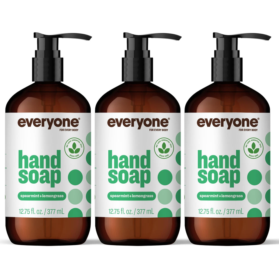 everyone front packaging showing three bottles and refreshing look