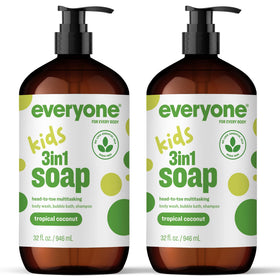 everyone for every body front packaging two 32oz bottles, easy grab