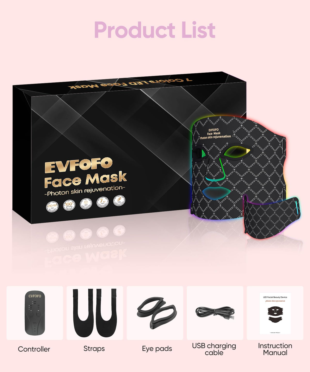 EVFOFO next to a smartphone showing compact size and travel-friendly benefit