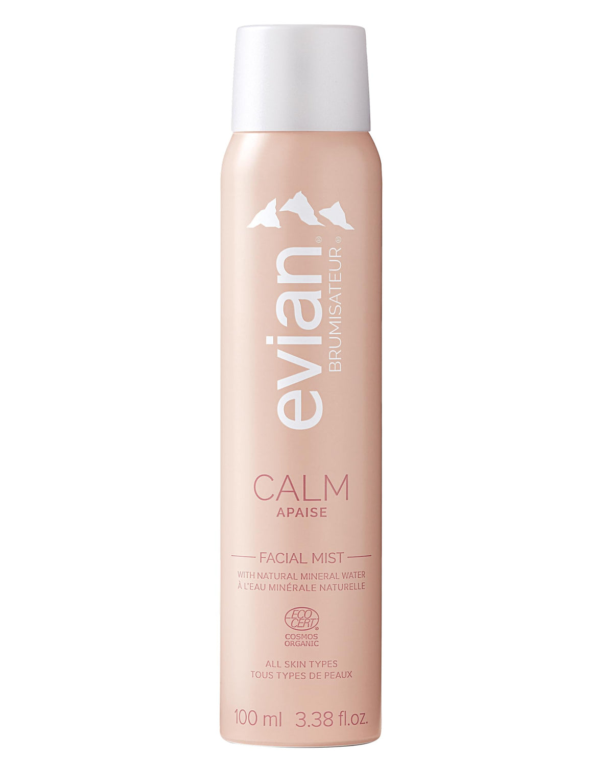 BRUMISATEUR Evian Calm front packaging showing clean design and benefit