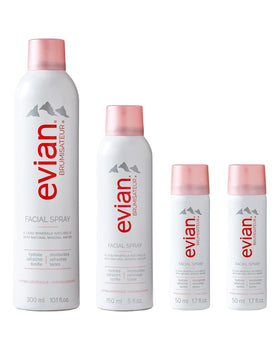 BRUMISATEUR Evian front packaging showing kit convenience and hydration