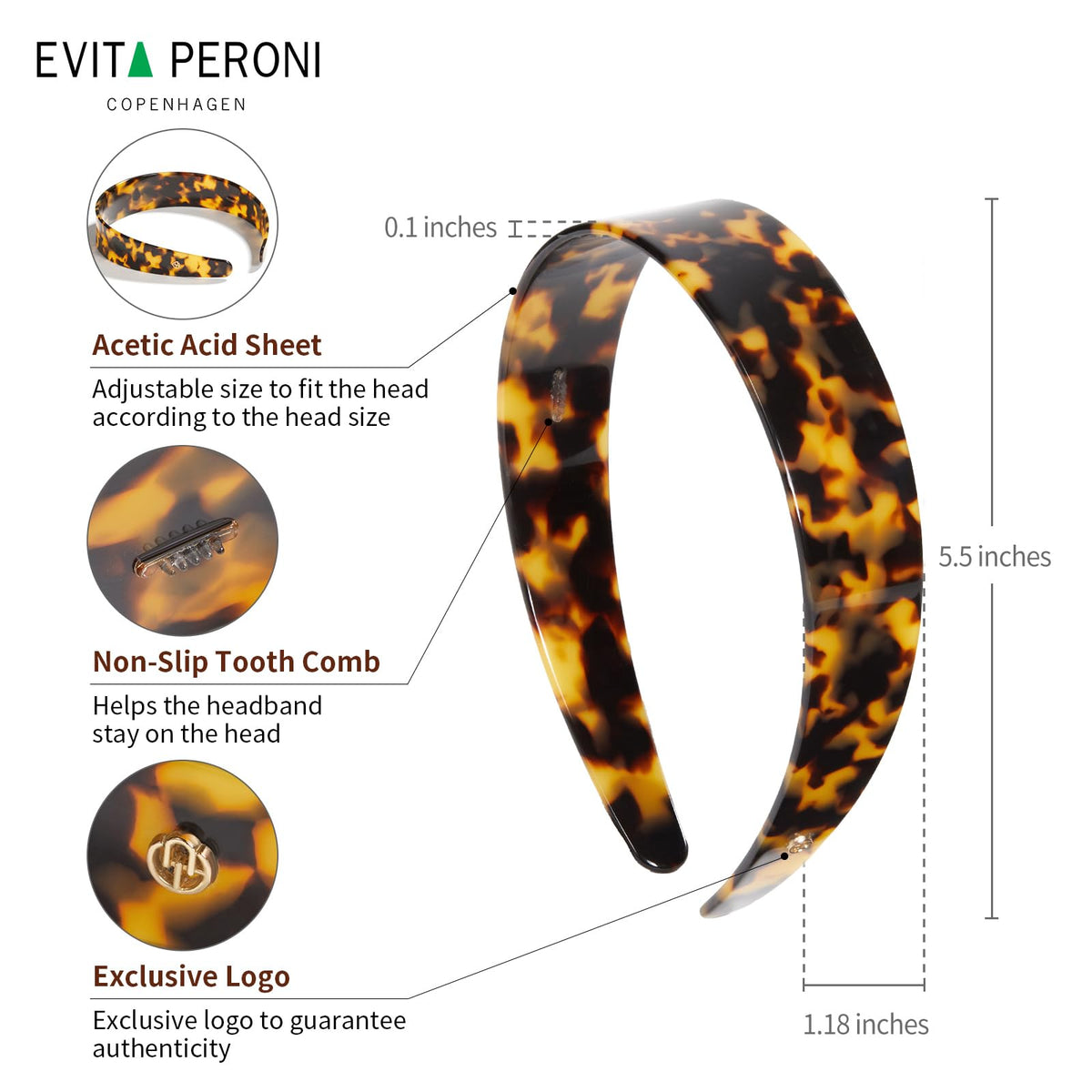 EVITA PERONI on model with casual outfit offering everyday elegance
