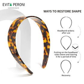 EVITA PERONI on model in formal outfit adding polished event-ready look