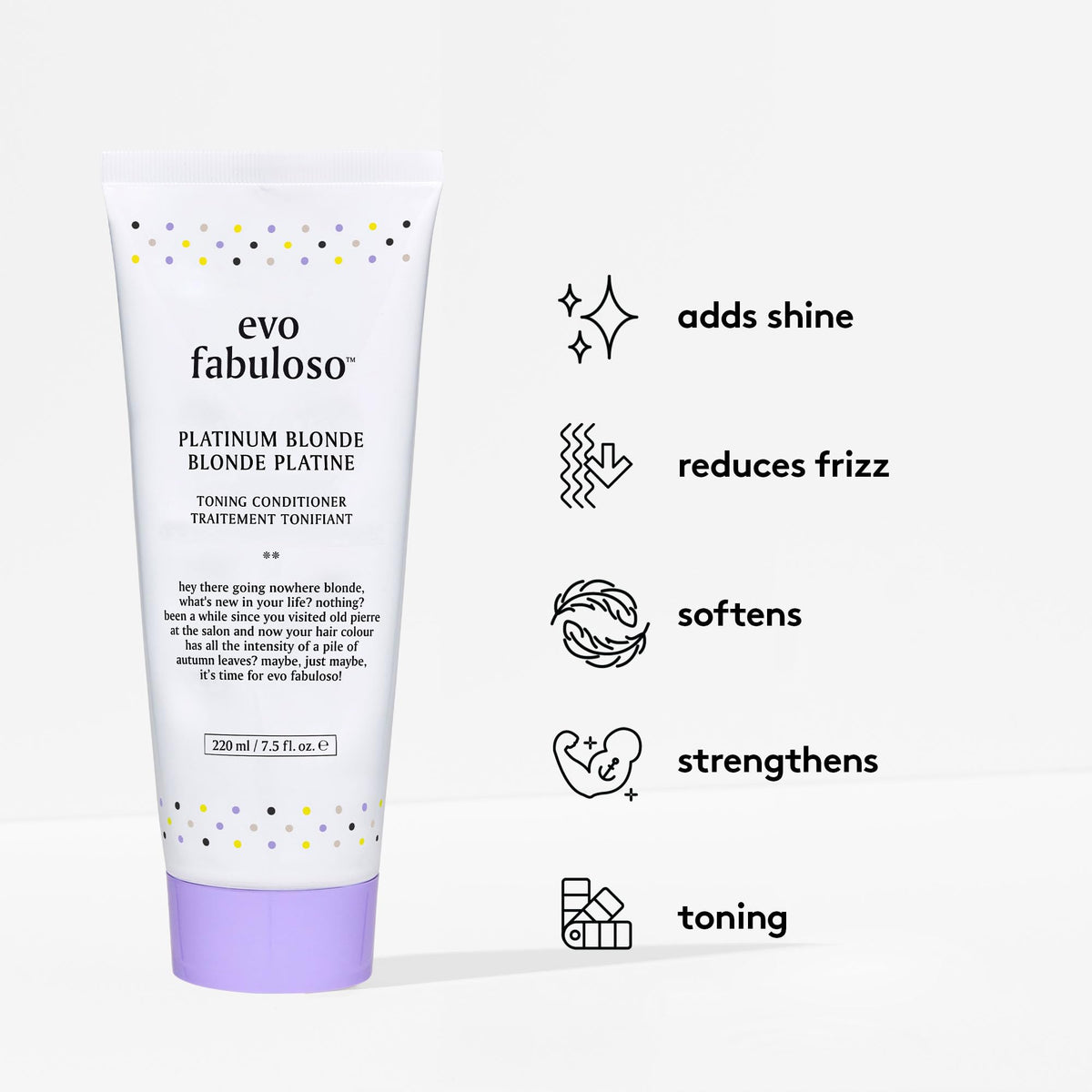 EVO application with gloved hands spreading conditioner for even tone