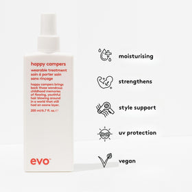 EVO texture dispensed from pump showing lightweight consistency