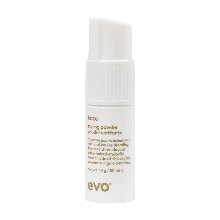EVO Haze front packaging showing product and matte finish benefits