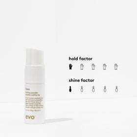 EVO Haze in-use root boost on fine hair for instant lift