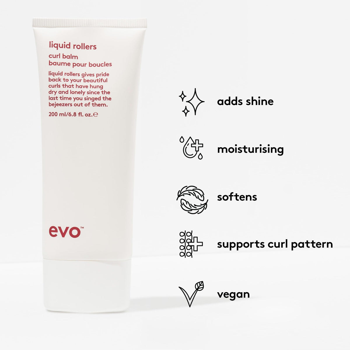 EVO balm texture close-up demonstrating smooth non-greasy consistency