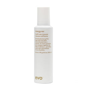 EVO Macgyver front packaging showing product and volume benefits