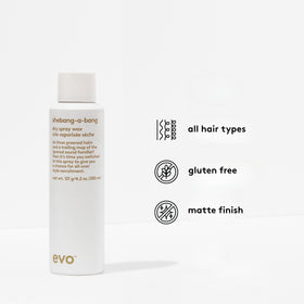 EVO texture on hair detail showing separation and matte finish benefit