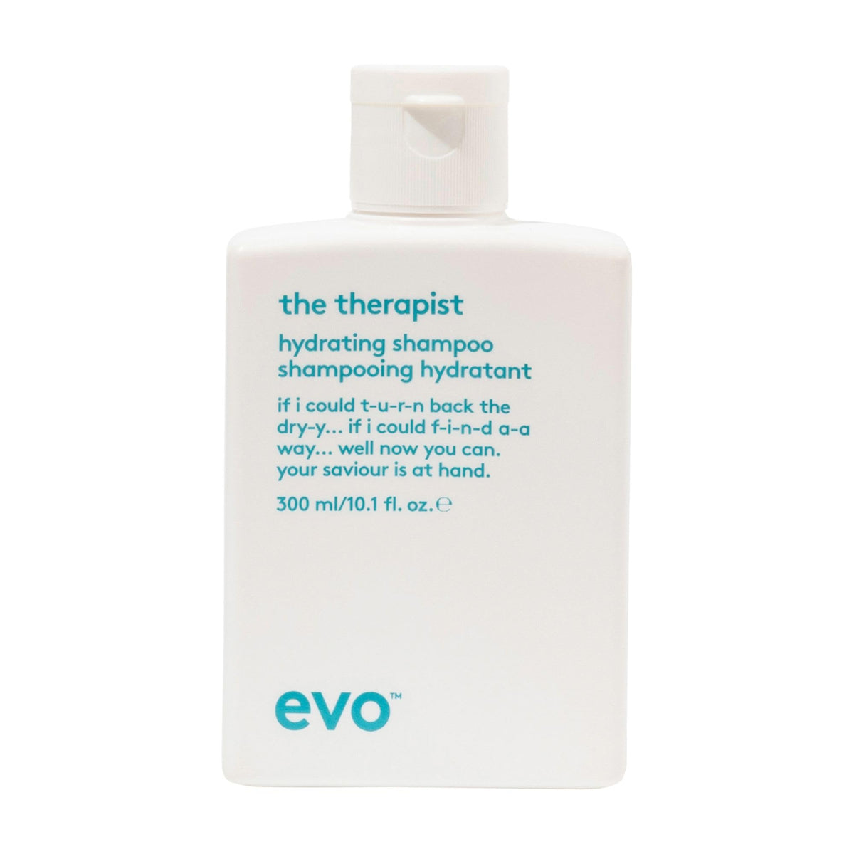 EVO The Therapist front bottle showing clean packaging and volume benefit