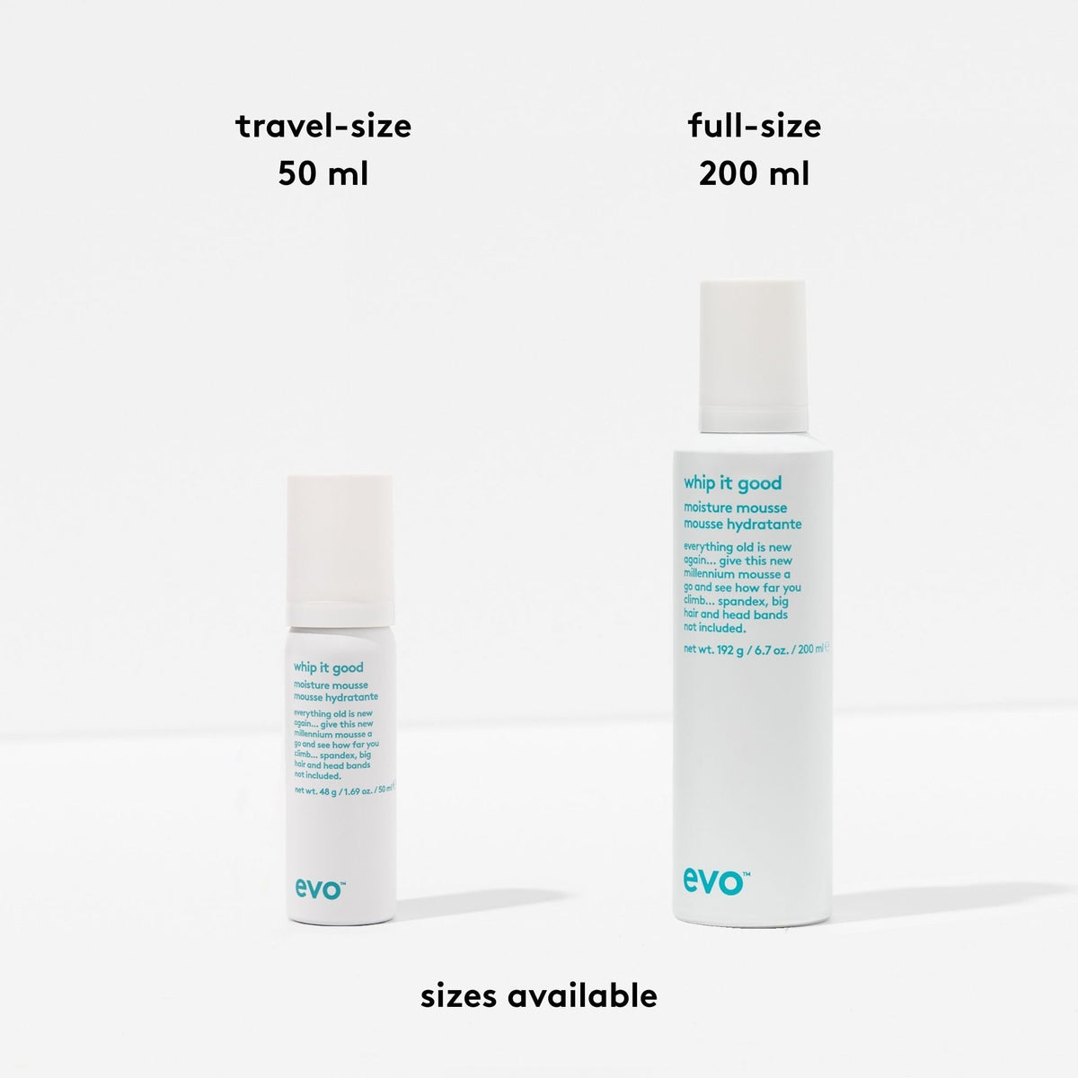 EVO stylist using Whip It Good mousse in a salon setting to create soft, manageable styles