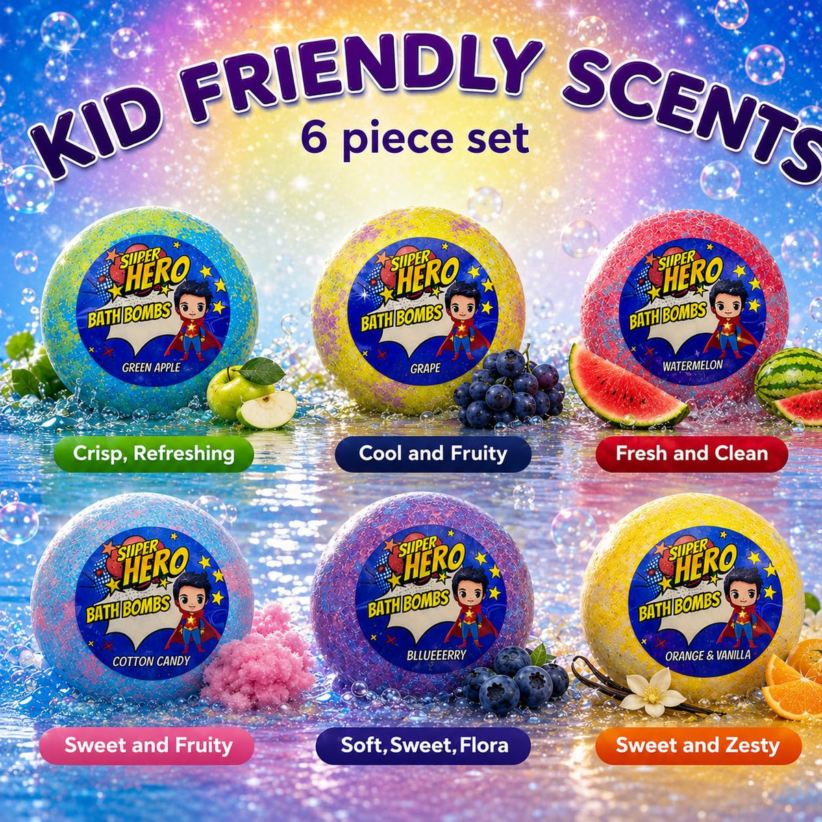 EvolutionUSA scent swatches cotton candy and fruit fragrances showcasing appealing aromas