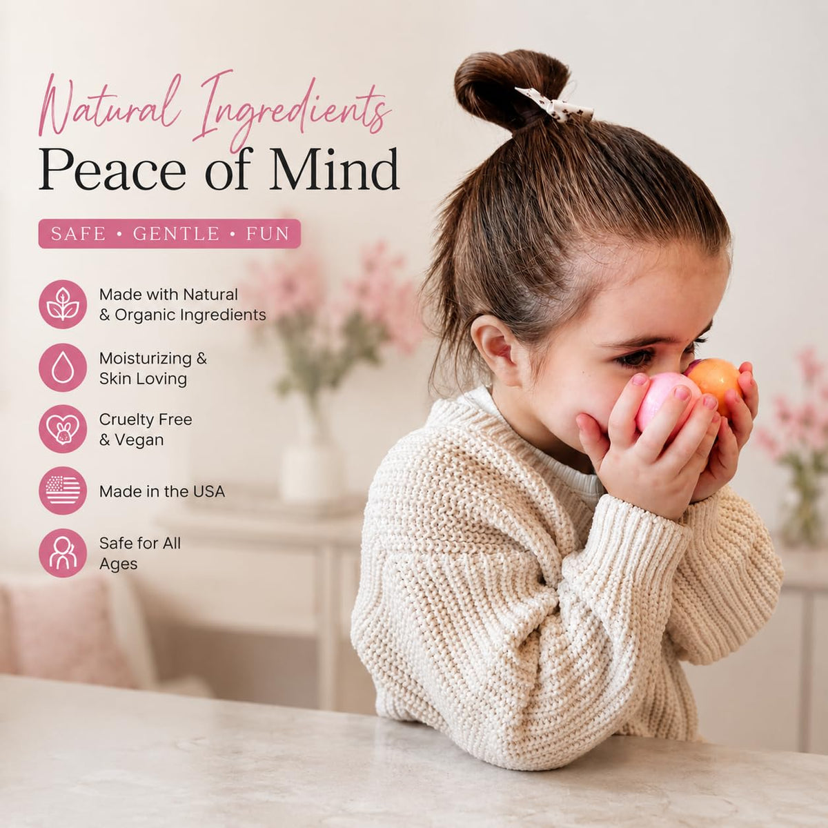 EvolutionUSA arranged 12 scent labels and sample bombs showing fragrance variety