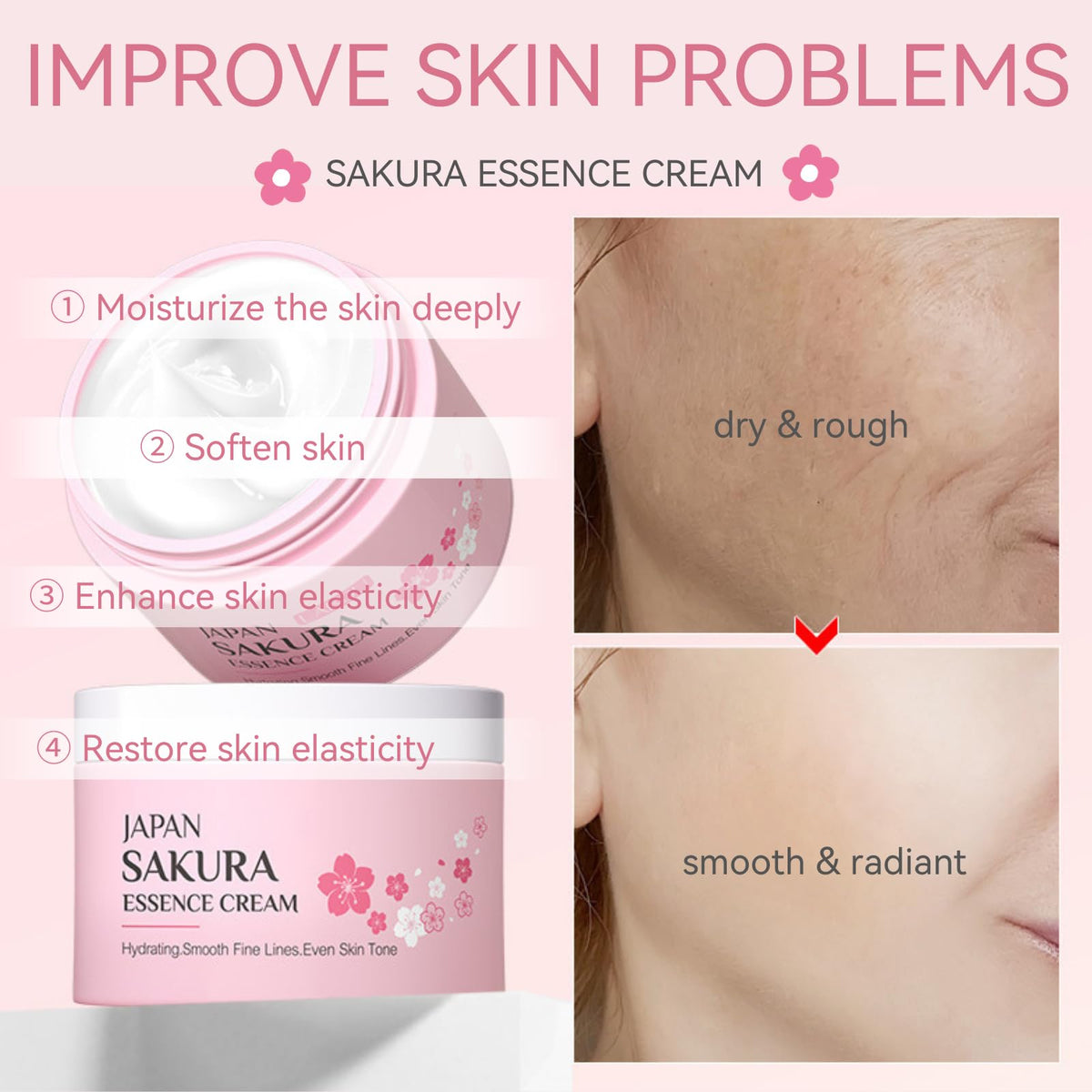 Evolvique cream open jar displaying smooth texture to lock in moisture