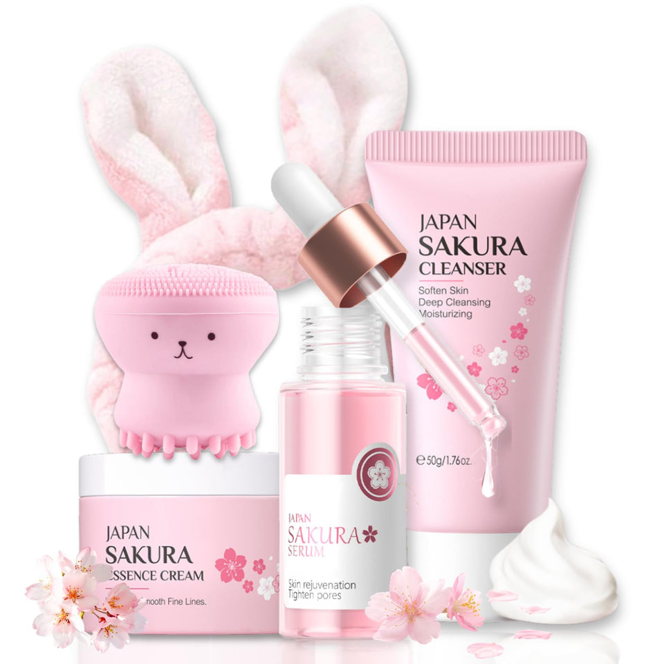 Evolvique front packaging showing all five travel-sized skincare items and benefits