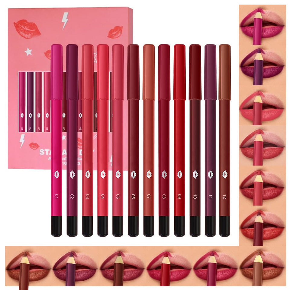 evpct full set of twelve liners showing color variety and storage benefit