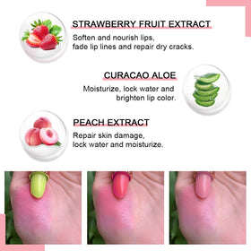 evpct aloe texture closeup displaying smooth balm, moisturizing benefit
