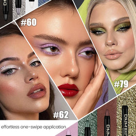evpct application on eyelid demonstrating easy swipe and blend benefit