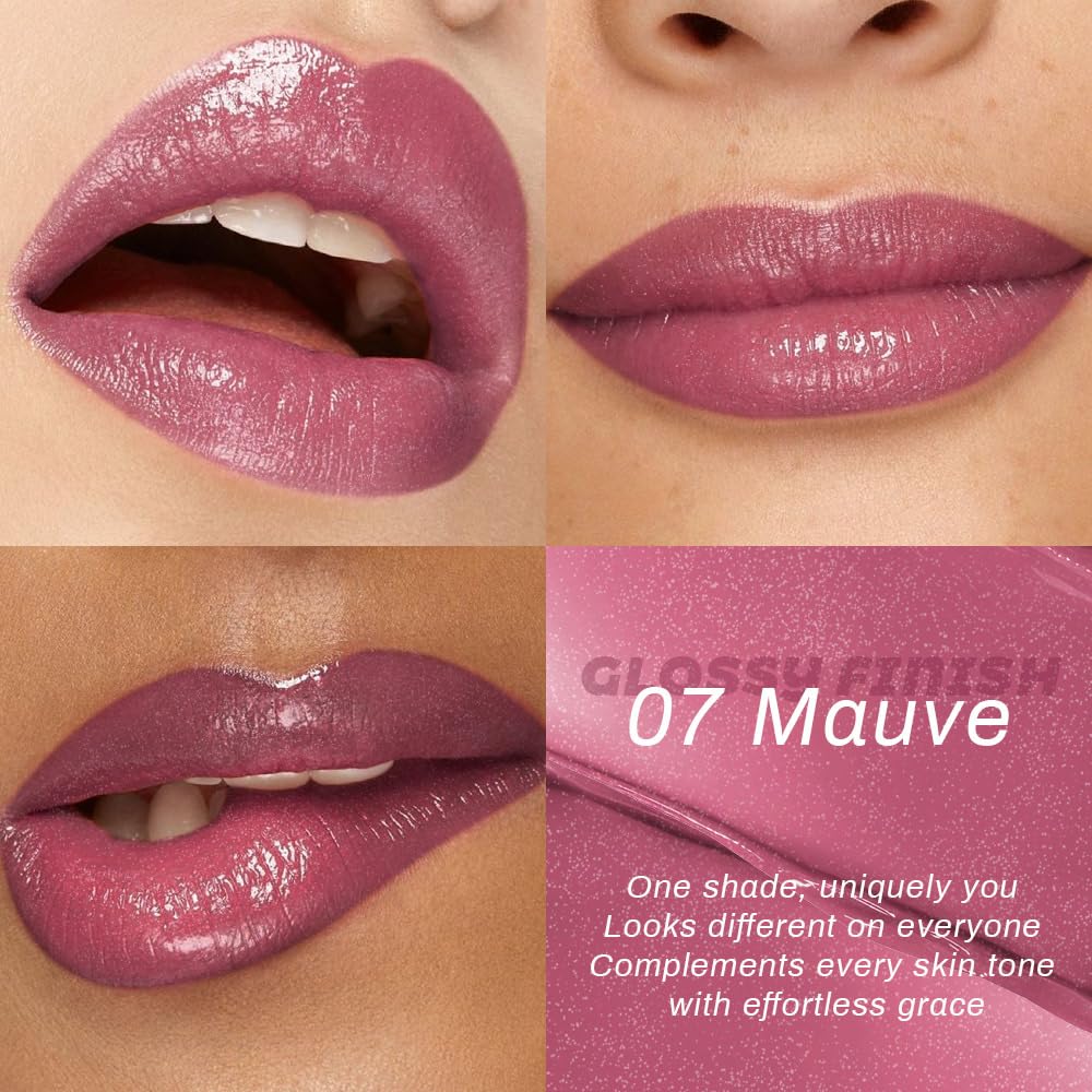 evpct application on lips mauve shade demonstrating buildable color and comfort