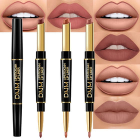 evpct dual-ended stick front view showing liner and lipstick benefits