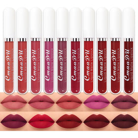 evpct front packaging showing ten matte lipsticks and gift-ready box for easy gifting