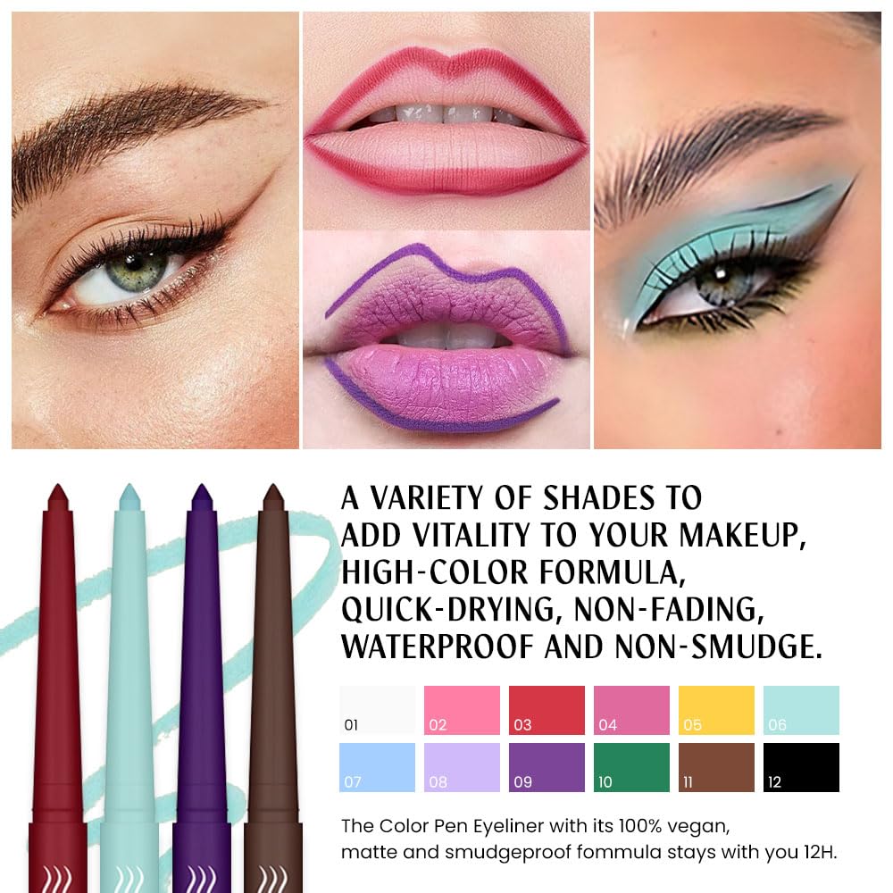 evpct open pencil tip texture demonstrating creamy matte finish for bold strokes