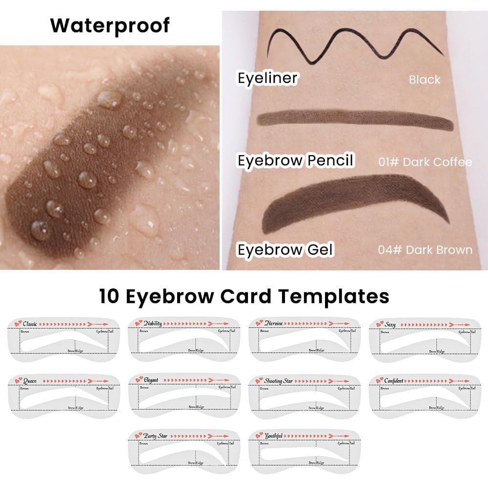 evpct eyebrow pencil and very fine eyeliner tips demonstrating precision and control