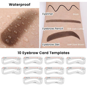 evpct eyebrow pencil and very fine eyeliner tips demonstrating precision and control