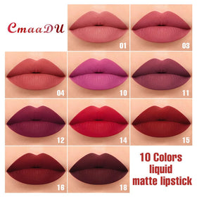 evpct shade swatch palette on arm displaying rich ruby, brick, mauve and plum tones