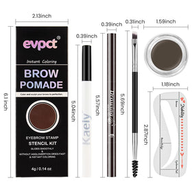 evpct shade swatch with product for scale and accurate medium brown
