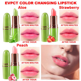 evpct strawberry tube label detail highlighting ingredients and fruity scent benefit