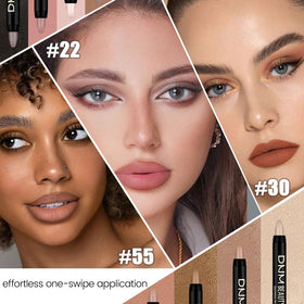 evpct swatches on arm displaying eight shades for versatile eye looks