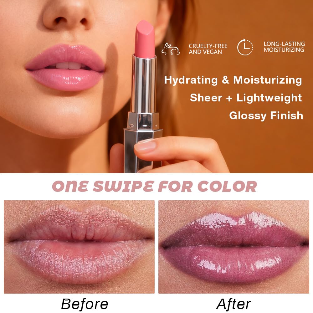 evpct texture closeup honey balm showing sheer finish and hydrating sheen